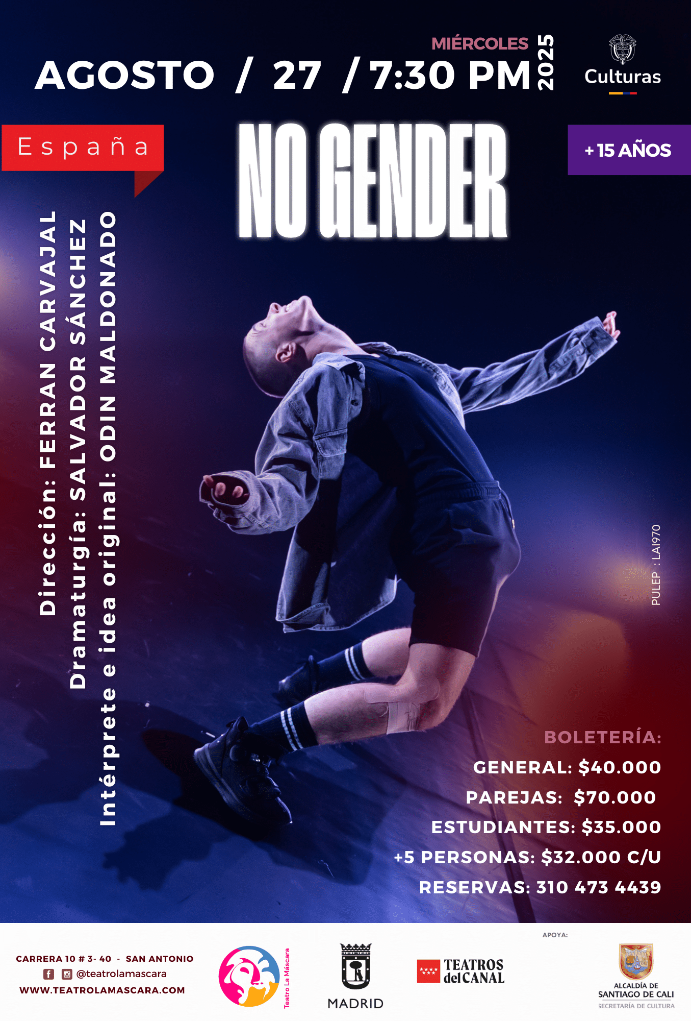 Afiches no gender nuevo